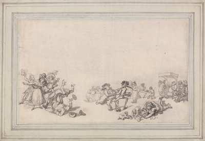 Skating on the Serpentine by Thomas Rowlandson